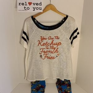 OUTFIT tShirt with French Fries LulaRoe Leggings